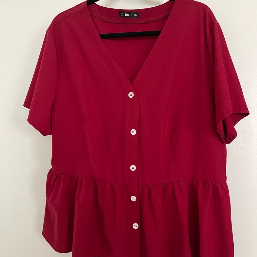 SHEIN Peplum Top